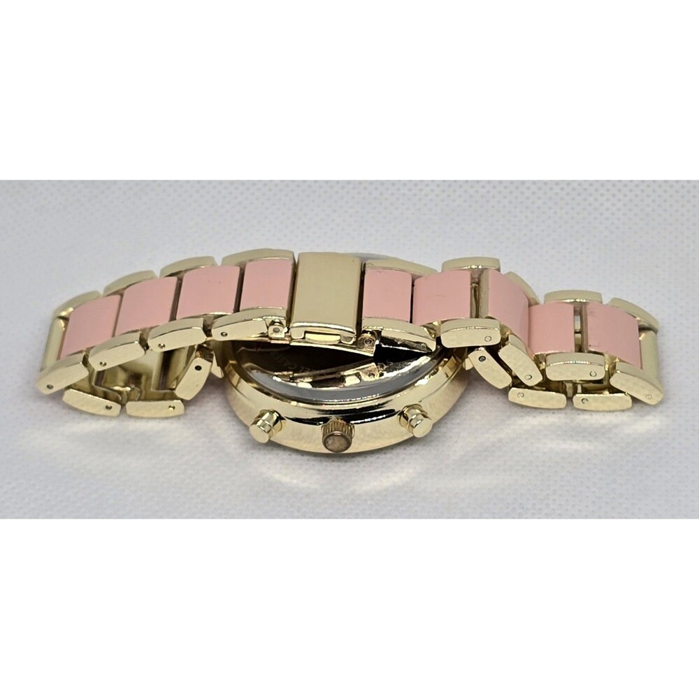 Women's U.S. Polo Assn Trendy Pink Nude Gold Tone Case Bracelet Band Watch 11 - Picture 6 of 7